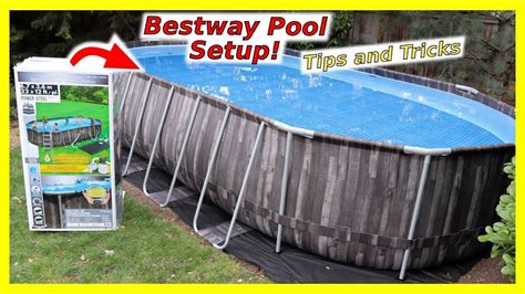 bestway pool set up video|bestway above ground pool instructions.